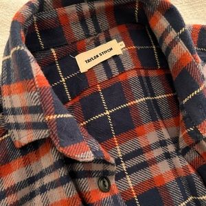 Taylor Stitch - The Crater Shirt in Burgundy Plaid, Size: M - 40